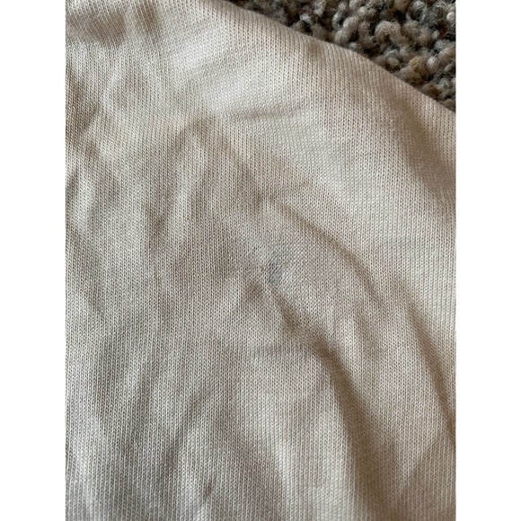 ASOS DESIGN oversized half sleeve t-shirt with turtle neck in beige - Small - Picture 5 of 7